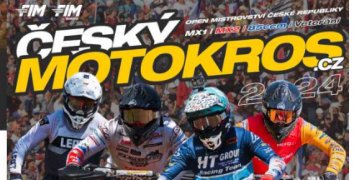 Lístek na mezinárodní mistrovství ČR v motokrosu v Petrovicích u Karviné 11.8.2024